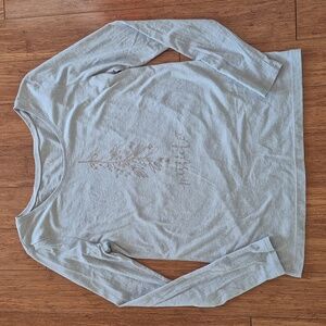 Silver mistletoe long sleeve tee